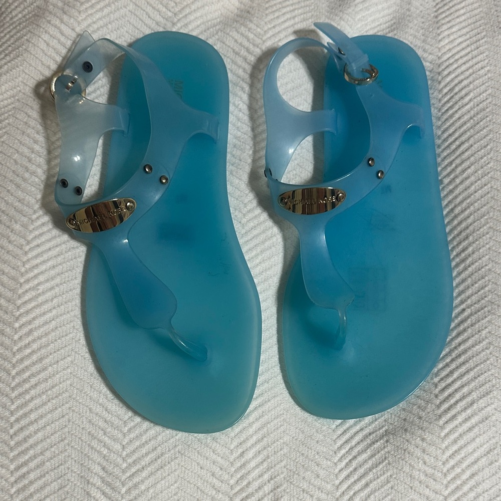 Michael Kors Translucent Blue Sandals